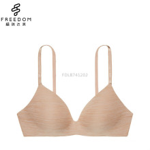 2017 new fashion Set Comfortable Shock Absorber Sport Cotton And Panty Female Girl Underwear New Design Invisible 3/4 cup bra